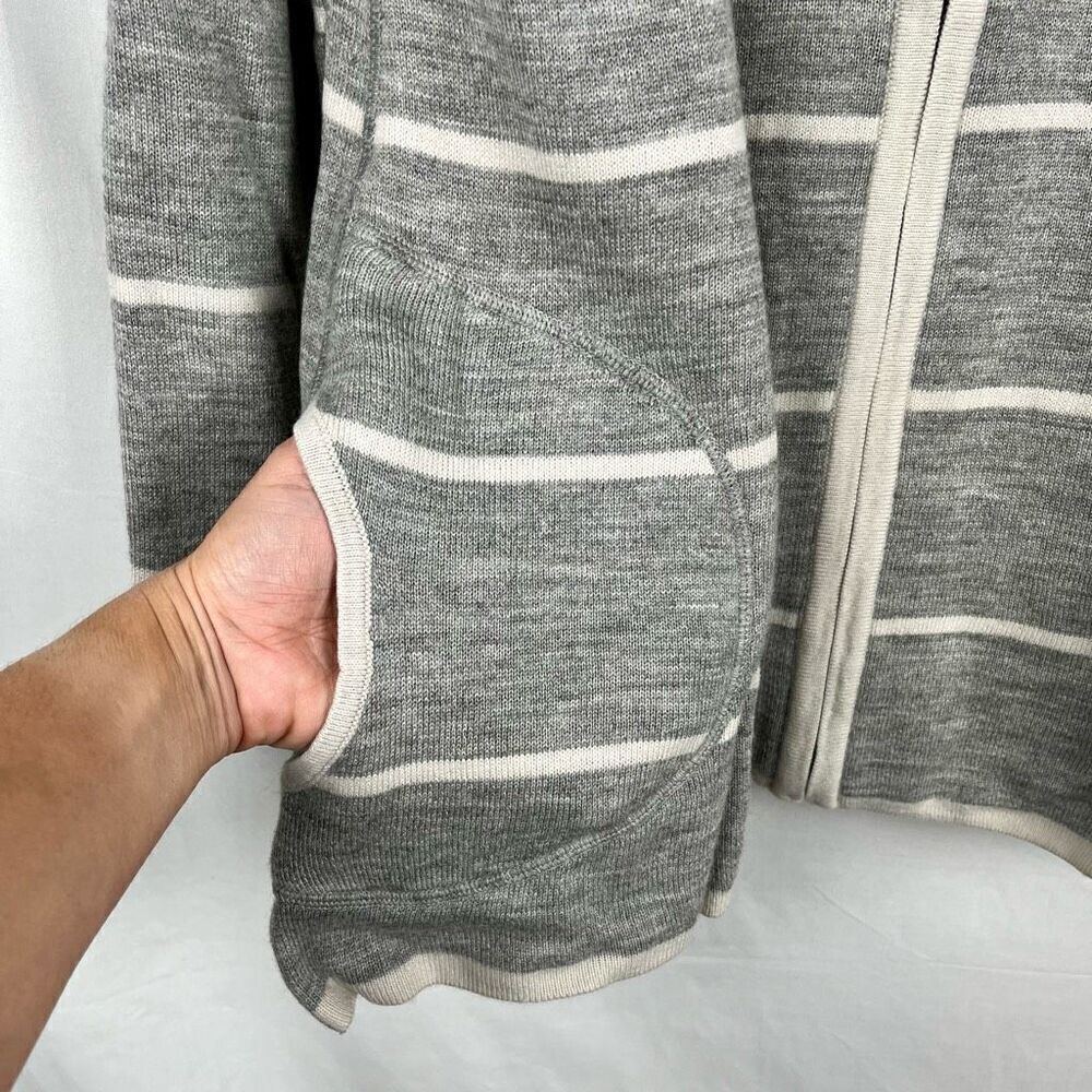 NWT A La Carte Reversible Zip Up Striped Jacket Medium - Picture 2 of 13